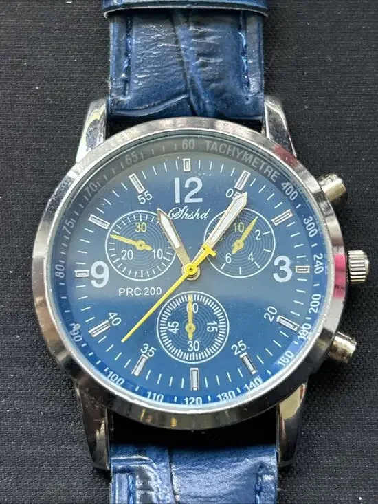 Shshd Silver Tone Blue Dial And Band Women’s Quartz Watch