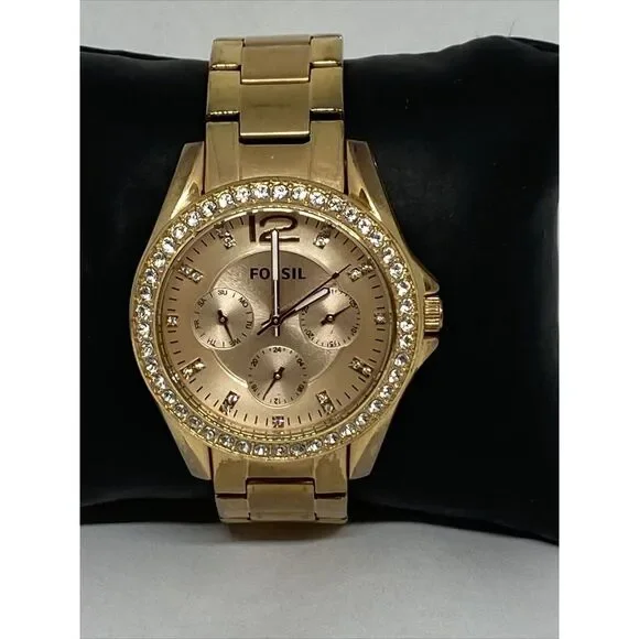 Fossil ES2811 Women's Rose Gold Stainless Steel Analog Dial Quartz Watch HK1066