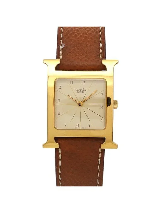 Hermes H Watch Ivory Quartz