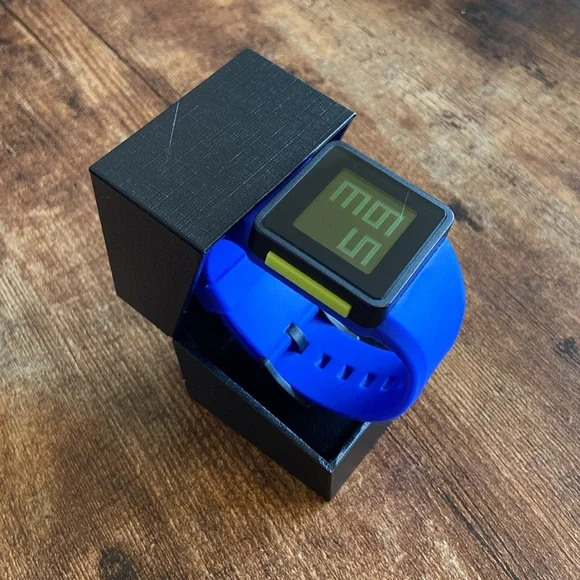 Nixon the Newton Digital Blue and Green Digital Watch