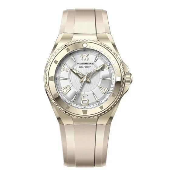 TechnoMarine Lusso Mare Men's Watch with case - 44mm, Gold (TM-225031)