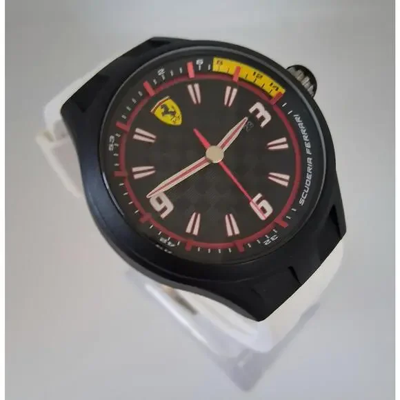 Mens Ferrari Date Watch RARE 44mm‎ in Box