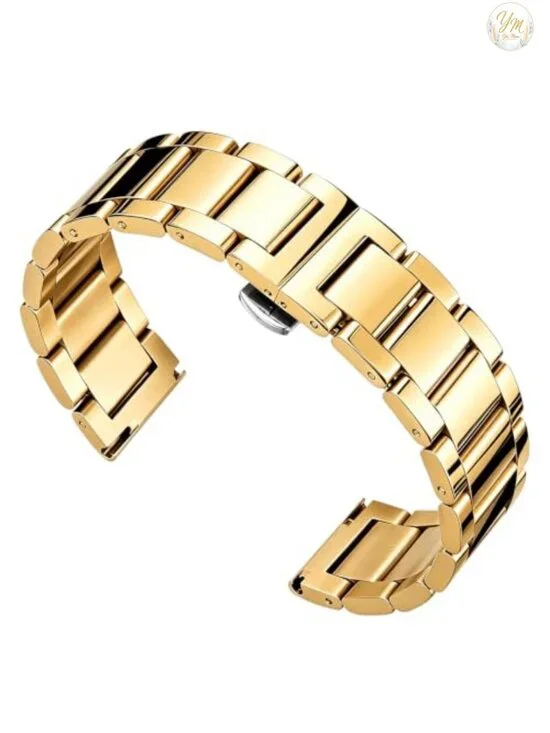 Heavy-Duty Stainless Steel Watch Band Replacement Strap Men Women 26mm
