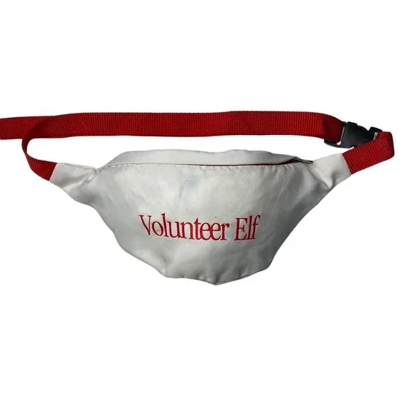 Vintage 90s Disney fanny pack -‎ Christmas volunteer elf