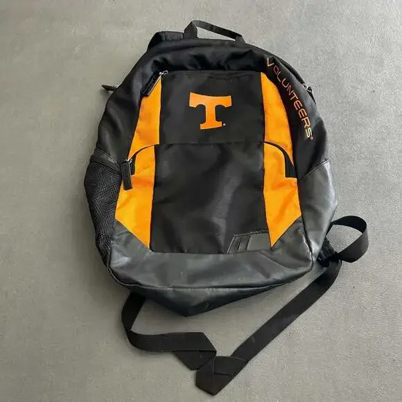 LOGO Tennessee Volunteers Black and Orange Backpack Bookbag