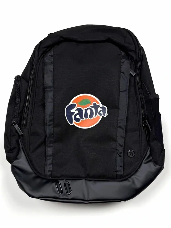 Fanta Leed's Elleven Black Laptop Backpack NWT Logo Promo Bag