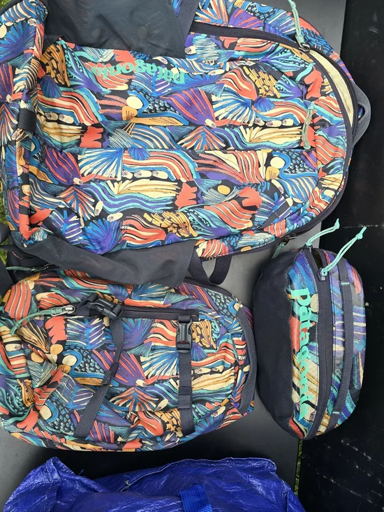 Patagonia Refugio 26. With 6 Liter Glossy Tpu Packing Cube And Atom 8 Sling