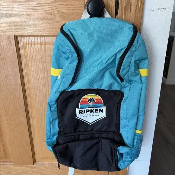 Ripkin Experience Baseball Bag Myrtle Beach South Carolina Teal Backpack NEW