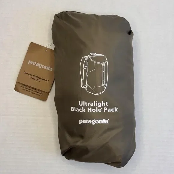 Patagonia Ultralight Black Hole Pack 20L Backpack Hiking Black Herbalife Logo