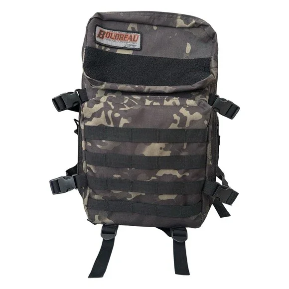 Highland Tactical Roger Backpack Camo MOLLE Rucksack Bug Out Hiking Expandable