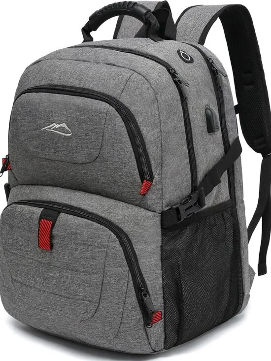 Extra Large Anti-Theft Travel Backpack for 18.4