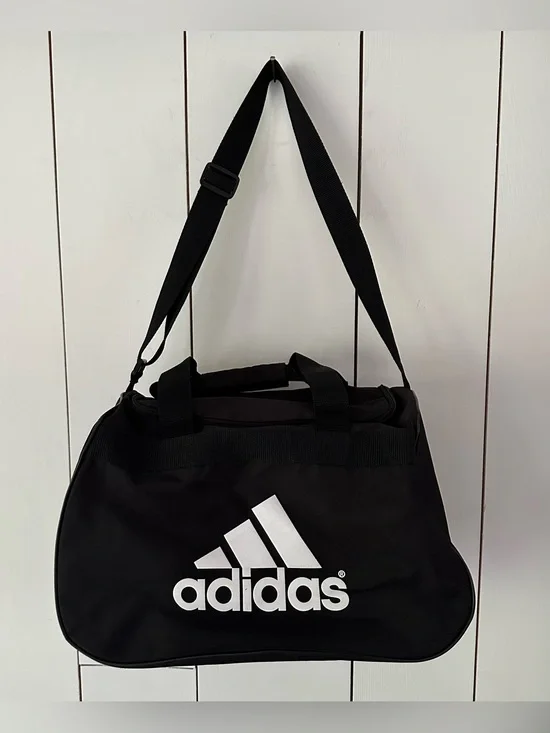 Adidas Small Duffel Gym Bag Travel Bag Black