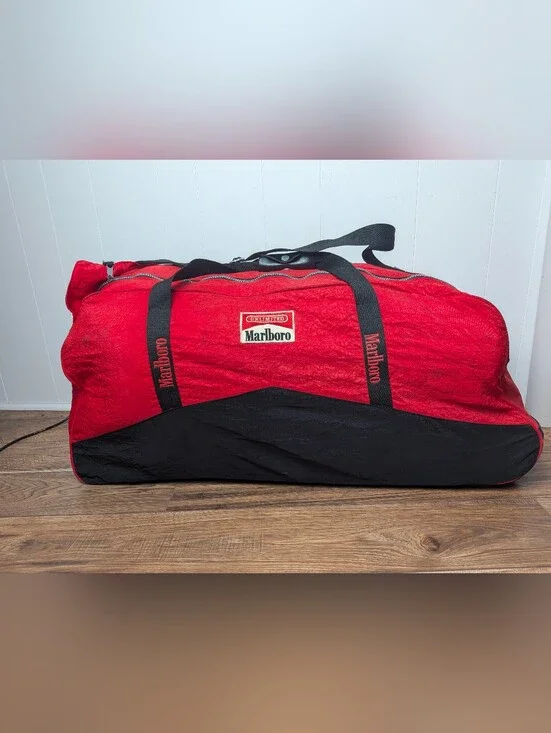 Vintage Marlboro Large Wheeled Duffle Bag 36