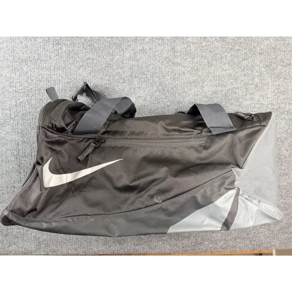 Nike Max Air Duffle Bag Black Grey Vintage Y2K Gym Travel School Sport Bag Large
