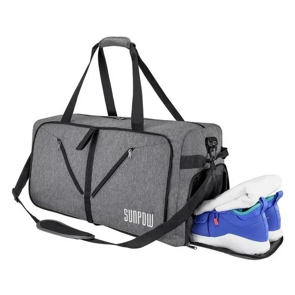 Foldable‎ Duffel Gym Travel Gear Bag Unisex Shoe Compartment Gorpcore MacGyver