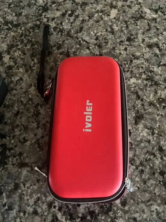 iVoler Carrying Case for Nintendo Switch Lite Red & White