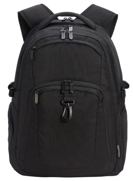 Amazon Basics 17 Inch Travel Laptop Backpack Black
