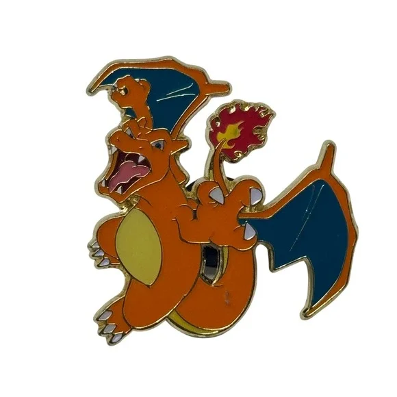 Pokemon Center Charizard Enamel Pin Official Nintendo‎ Collectible Orange Dragon