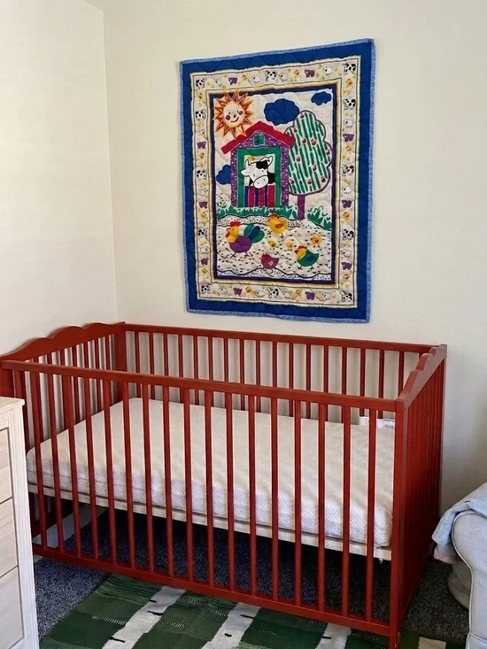Whimsical Colorful Nursery Wall Quilt
