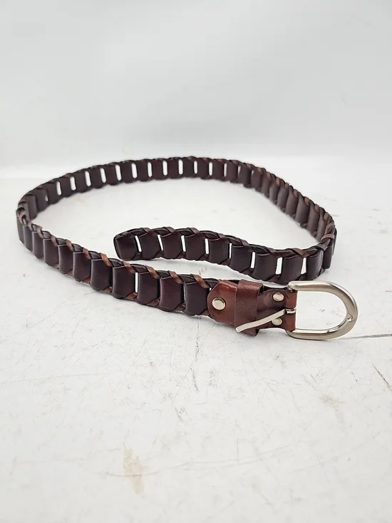 Italian Woven Leather Belt