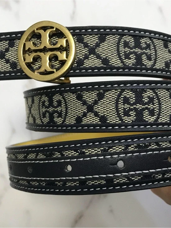 Tory Burch T Monogram Jacquard Belt