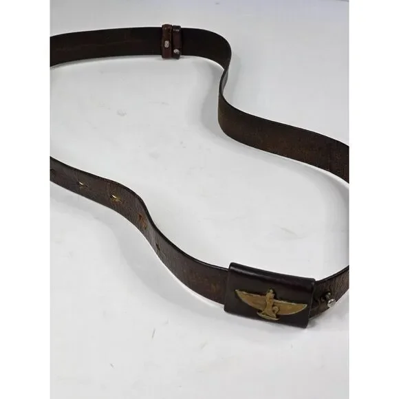 Vintage‎ Brass Colored Belt Buckle 1980 USA Ancient Egyptian Collection Waist