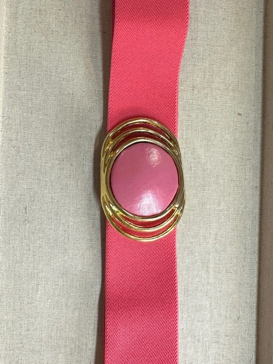 Vintage 80’s Pink Women's Stretch Belt-one size