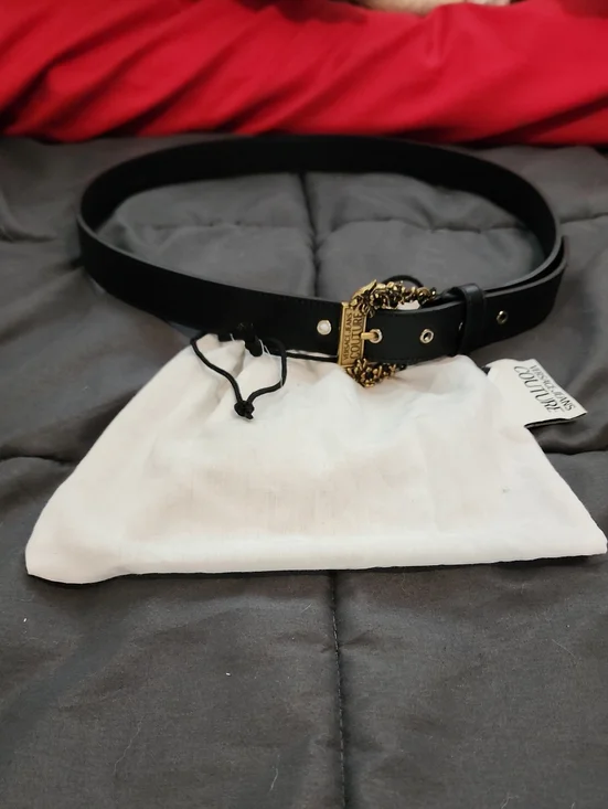 Authentic Versace Jeans Couture Belt Made In Italy Unisex With Dustbag