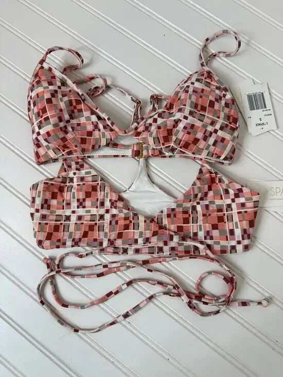 NWT L Space Swim Top - Kristen Tie & Helena Block Party Bikini Beach Bundle Sz S