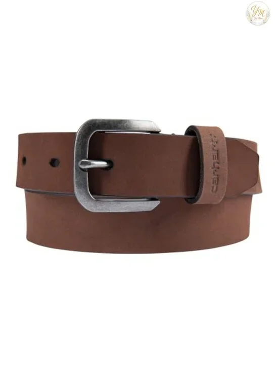 Carhartt Women's Leather Belt Full-Grain Saddle Patent Leather