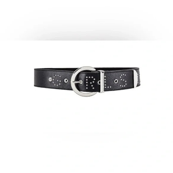 GRLFRND Genuine Black‎ Leather Belt Size Medium