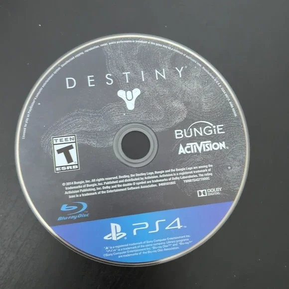 Destiny (Sony PlayStation 4) PS4 Video Game Bungie Activision Disc Only No Case