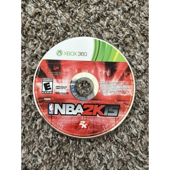 NBA 2K15 (Microsoft‎ Xbox 360, 2014) DISC ONLY Video Game Basketball Game