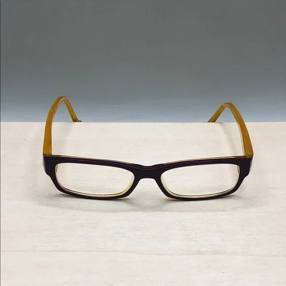 Etnia Barcelona BRISBANE Glasses FRAMES ONLY Rectangle PLUM YELLOW 53-16-140