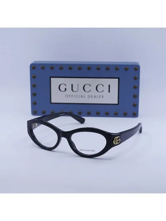 Gucci GG1405O 001 Cat Eye Eyeglasses 51mm - Black