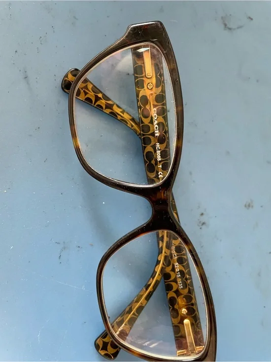 Coach HC 6088 Women's Eyeglasses Tortoise Gold Horse Carriage Frames 52-15-135
