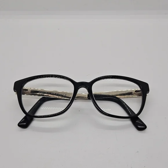 Jimmy Choo JC160 black and gold tone glasses FOR FRAMES ONLY