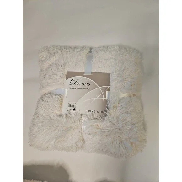 Faux Fur Shaggy Blanket Cozy Soft Bedding Warm Throw Blanket 52