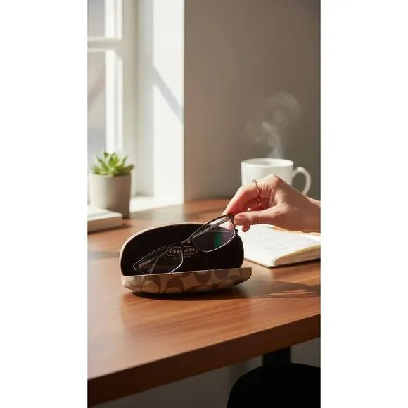 Coach eyeglass case