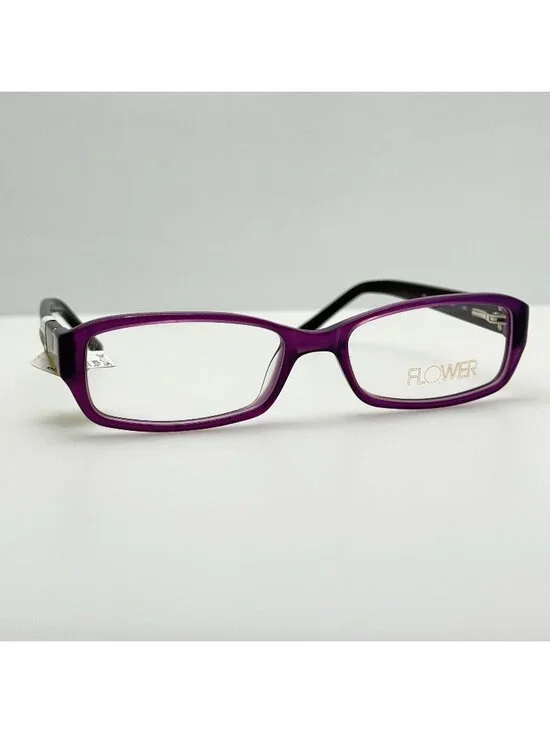 Flower 6021 513 Eyeglasses Eye Glasses Frames 54-17-140 Purple