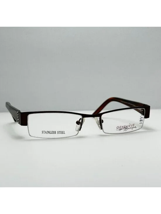 Genevieve Shannon Brown Eyeglasses Eye Glasses Frames 50-17-140