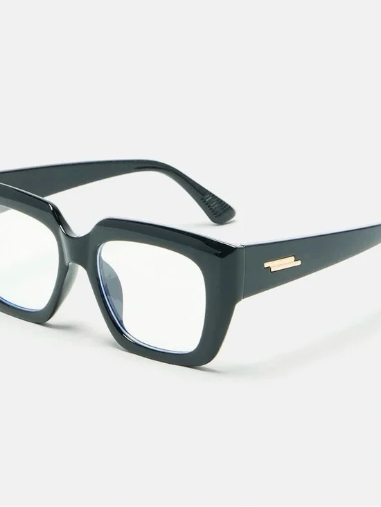 Black Square Frame Fashion Glasses - Women's Accessories