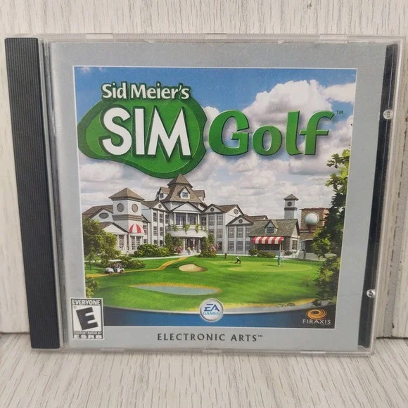 Electronic Arts Sid Meier's‎ SimGolf PC Computer Game Windows 2002 CD Simulation