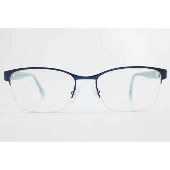 Vera Bradley Gabriella Eyeglasses Navy Blue Cuban Tiles CTS 53-17-130 Frames