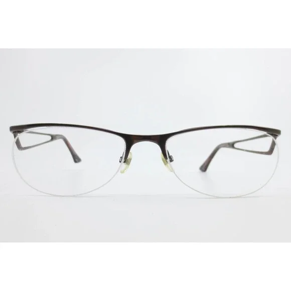 Prodesign Denmark 7368 c.5032 Brown Pure Titanium Cat Eye Eyeglasses 52-17-135