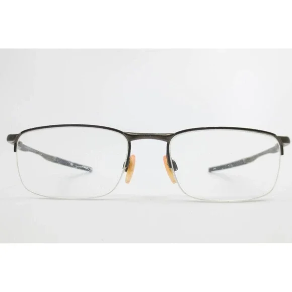 Oakley Barrelhouse 0.5 Pewter Semi Rimless Eyeglasses Frame OX3174-0253 53mm