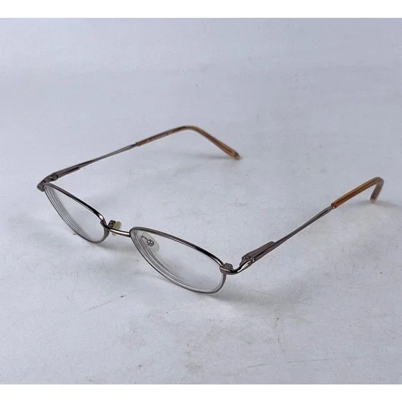 LIZ‎ CLAIBORNE L201 UU3 Eyeglasses Frame Womens Brown Metal Full Rim 51-18-135