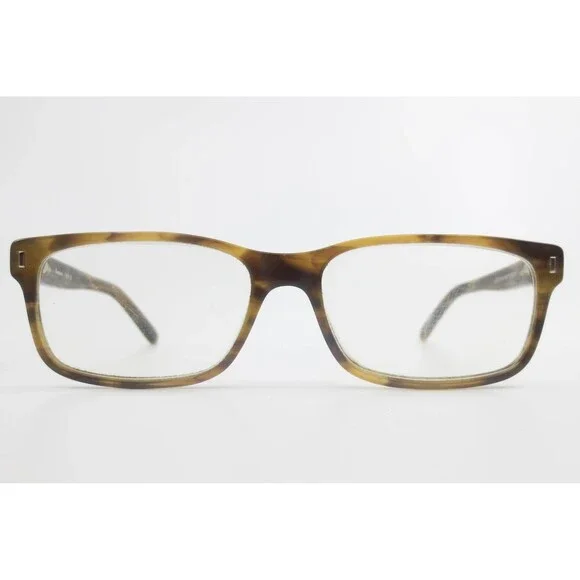 Esquire 1506 Eyeglasses Matte Brown Tortoise Rectangular Frames 53-15-140