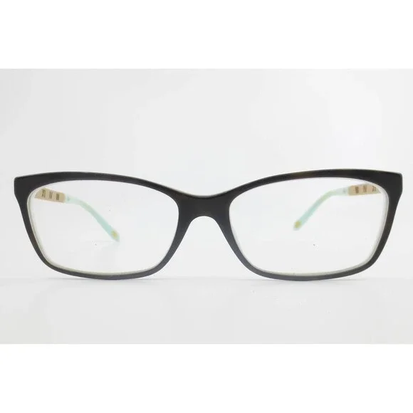 Tiffany & Co Eyeglasses TF 2103-B Brown Blue Atlas Roman Numeral Crystal 53mm