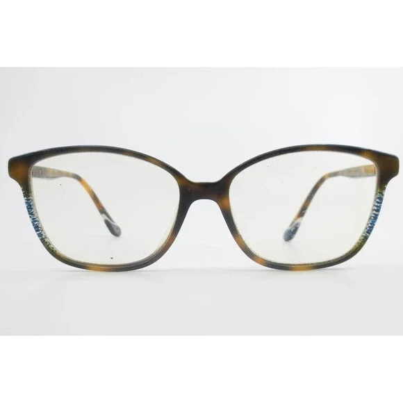 Etnia Barcelona Etosha HVBL Havana Blue Tortoise Cat Eye Eyeglasses 54-15-142